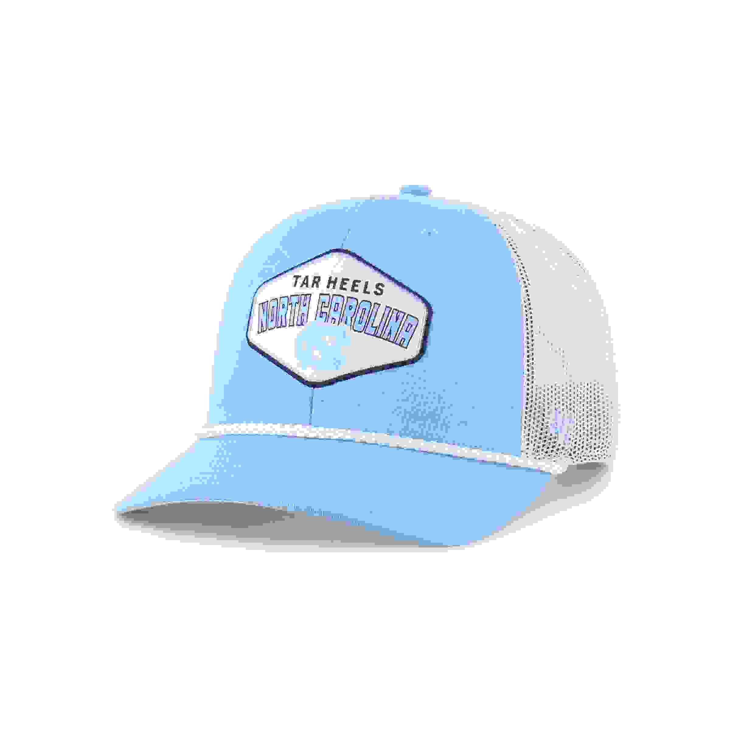 47 UNC Tar Heels Ace Out Light Blue Trucker Snapback Hat